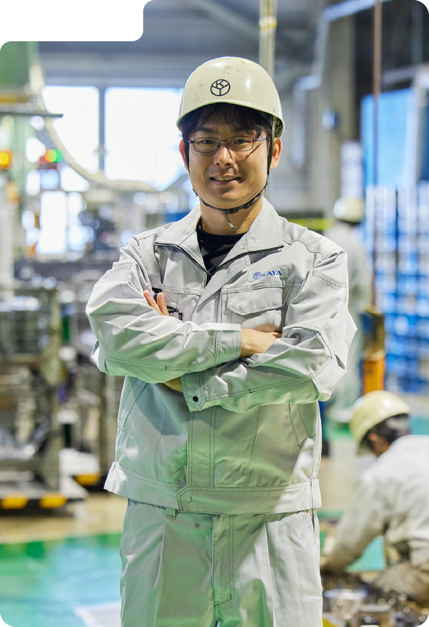 生産設備を通して、製造部門を支えます。